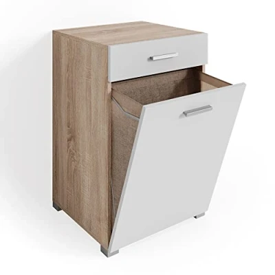 Imagen de Vicco Mueble de baño Matteo, Sonoma/Blanco, 50 x 78.5 cm