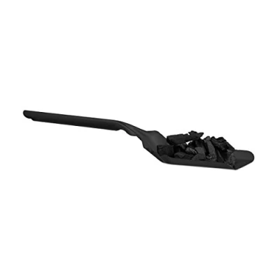 Imagen de Relaxdays Recogedor de Chimenea para Cenizas, Acero, Negro, 5 x 14 49 cm