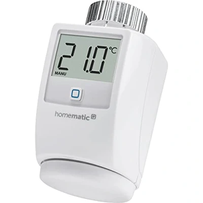 Imagen de Homematic IP HMIP eTRV termoestato RF Blanco Termostato (RF, 868,3 MHz, Blanco, M30 x 1.5, IP20, Digital)