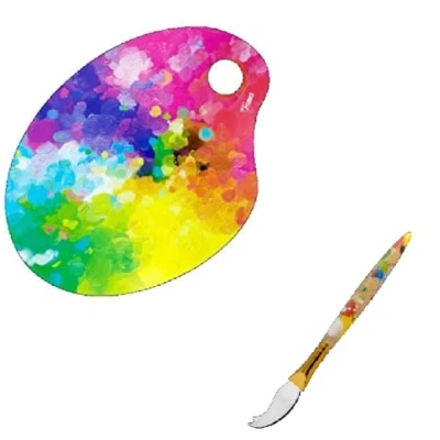 Imagen de udc Pylones Juego de tabla cortar y cuchillo para queso
