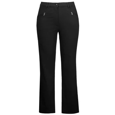 Imagen de Ulla Popken Basic Stretch MONY Kleurecht Licht SMAL Toelopend Pantalones, Mujer, Talla: 52, Schwarz