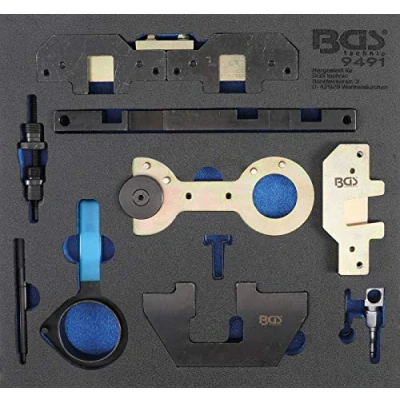 Imagen de BGS 9491 Bandeja para carro 2/3: Juego de calado distribución BMW M40, M44, M50, M52, M54, M56