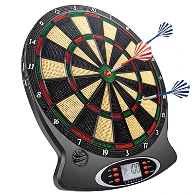 Imagen de AKTIVE Diana electrónica multijuegos para niños y Adultos, de Dardos Digital Pared, Juguete Deportivo, puntería, (43095)