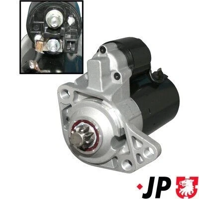 Imagen de JP GROUP 1190300500 Motor de arranque 12 1,8 11, 9 VOLKSWAGEN: Golf 4, TRANSPORTER 4 Bus, SEAT: Leon I Hatchback, Ibiza 2