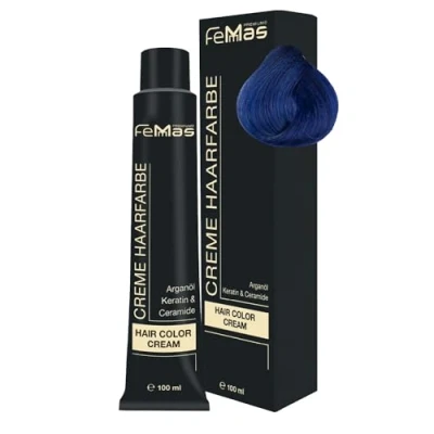 Imagen de Femmas Hair Color Cream Tinte para el cabello (100 ml, con aceite de argán, queratina y ceramida)