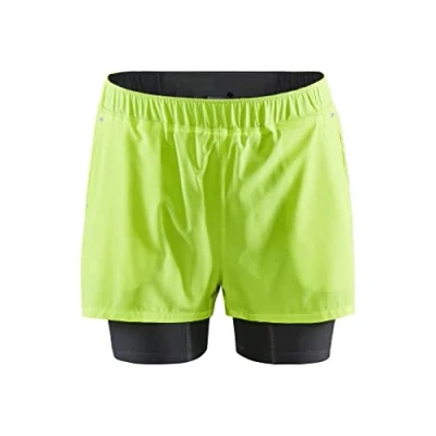 Imagen de Craft Advance Essence Pantalones Cortos elásticos 2 en 1, Flumino, Talla L