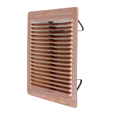 Imagen de La Ventilazione LAMR2323RA Rejilla de ventilación cuadrada con red y muelles, cobre, 228 x mm