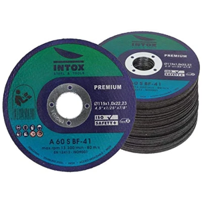 Imagen de Dischi da taglio INTOX 115mm x 1,0mm 50 pezzi Disco flessibile Inox per acciaio metallico e inossidabile ...