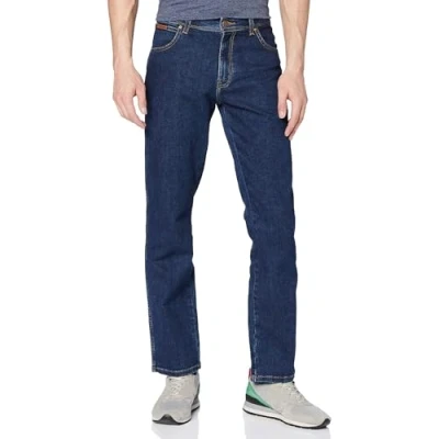 Imagen de Wrangler Texas Stretch Vaqueros rectos, Hombre, Talla: 44x30, Darkstone