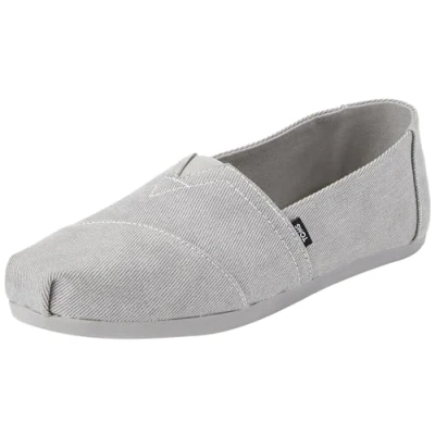 Imagen de TOMS Alpargata, Mocasín Plano Mujer, Ultimate Gray Distressed Twill, 37.5 EU