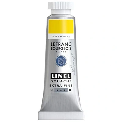 Imagen de Lefranc Bourgeois Linel Escoba extra Fine (14 ml), color amarillo primario serie 1 301159
