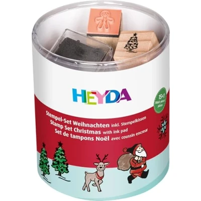 Imagen de Heyda 204888480 Sello (1,5 x 1,5 cm), diseño navideño
