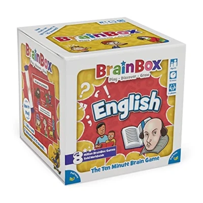 Imagen de Brainbox English (Refresh 2022) Card Game Ages 8+ 1+ Players 10 Minutes Playing Time, GREG124445