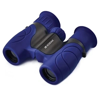 Imagen de KODAK BCS100 Prismáticos Infantiles Compactos para Niños, Borrador Suave, 8X Aumento Azul
