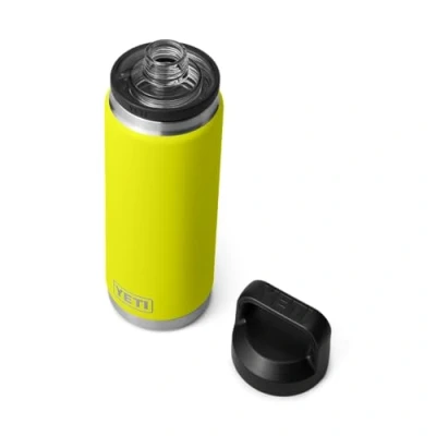 Imagen de YETI Rambler Bottle Chug, Vacuum Insulated Stainless Steel with Chug Cap, Firefly Yellow, 26 oz (760 ml)