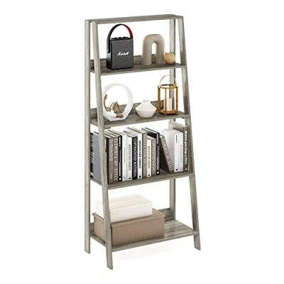 Imagen de Furinno Escala de Bibliotecas 5 Niveles, Roble Francés