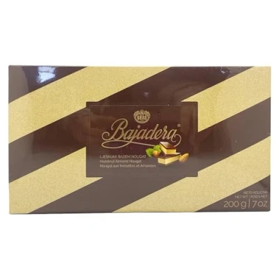 Imagen de Chocolates Premium Bajadera Diamond con el Mejor Nougat de Almendra y Avellana Viena: Certificados Kosher, Halal Veganos Tamaños Multipack (200 G, 6 PCS)