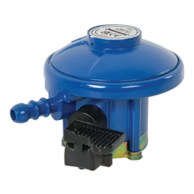 Imagen de Silverline Butano Regulador Clip On 1,5 kg/h Calor/Flogas Amarillo, Color: Azul