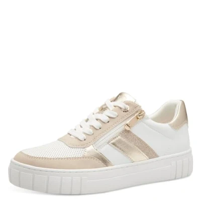 Imagen de MARCO TOZZI Damen Sneaker 2 23710 44, Zapatillas Mujer, Oro Blanco, 37 EU