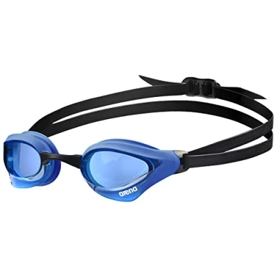 Imagen de arena Cobra Core Swipe Gafas de Natación Competición Unisex para Adultos, con Lentes Curvadas, Antivaho, Protección UV, 5 Puentes Nasales Intercambiables
