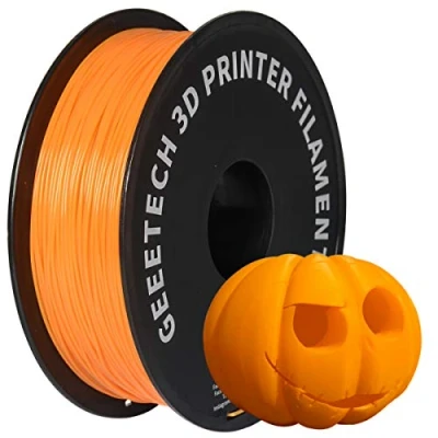 Imagen de GEEETECH Filamento PLA 1.75mm para impresión 3D, 1kg Spool, Naranja