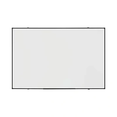 Imagen de BoardsPlus Economy Pizarra Blanca Magnética, 90 x 60 cm, Superficie de Acero Lacado en Seco, Marco Tech Alloy Negro
