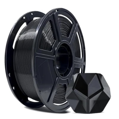 Imagen de FLASHFORGE filamento para impresora 3D, PLA PRO de 1,75 mm, bobina 1 kg, precisión dimensional +/ 0,02 mm impresoras 3D FDM, mejor tenacidad y sin nudos (negro)