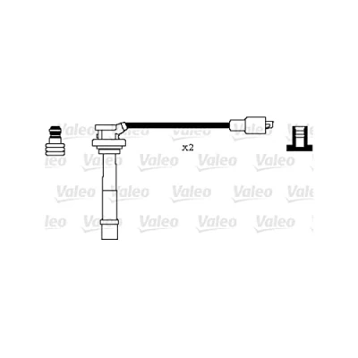 Imagen de VALEO 346079 Juego de Cables Encendido SUZUKI: Baleno I Berlina, Jimny SUV, Hatchback