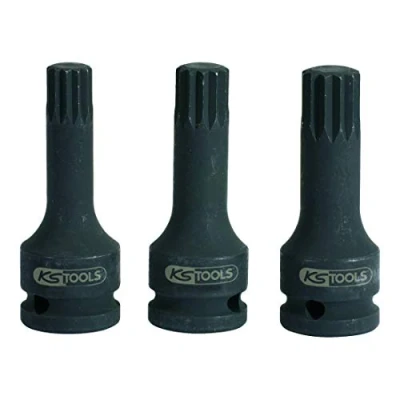 Imagen de KS TOOLS 515.1172 Cubos insertables 75 M14 12,5 (1/2&quot;) dentado interior, exterior