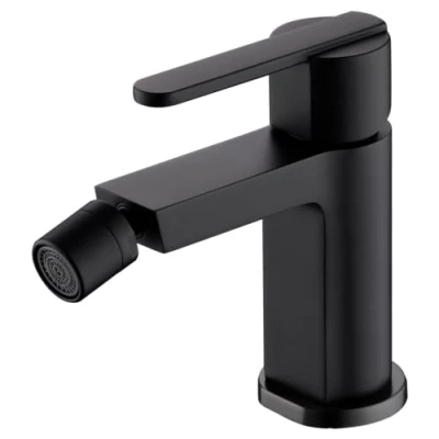 Imagen de MICE Grifo monomando de latón para bidé Griferia WC baño bide Higienico agua Fria/Caliente Negro Mate BDR001 2NG