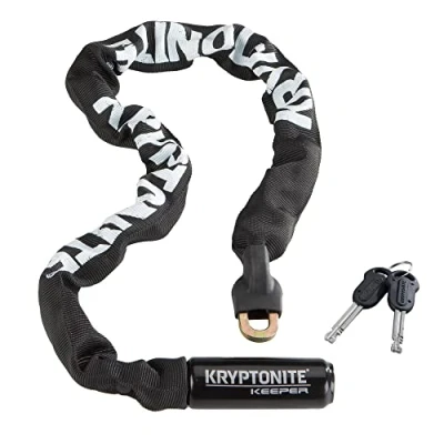 Imagen de Kryptonite (000853) Ant Keeper 785 Cadena Integrada (7x850mm) Candado, negro, unisex, 32 inch