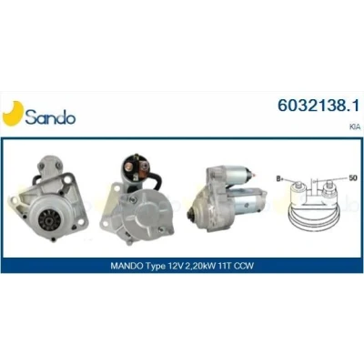 Imagen de SANDO 2040147.0 Alternador 12V 130A TOYOTA: Corolla IX Hatchback, Verso, RAV4 II SUV