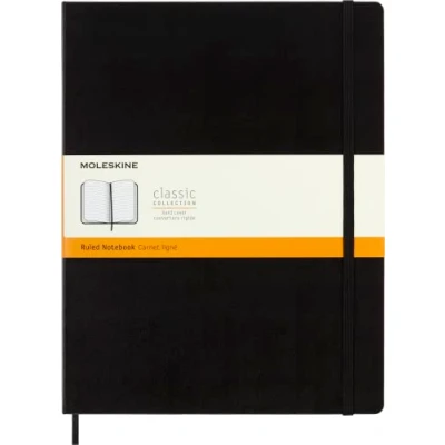 Imagen de Moleskine, Libreta Clásica de Rayas con Tapa Dura y Cierre Elástico, Tamaño XXL 21.6 x 27.9 cm, Color Negro, 192 Páginas