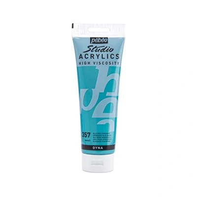 Imagen de Pébéo Acrílico Fine Studio Pintura acrílica Azul Verde Iridescente 250 ml