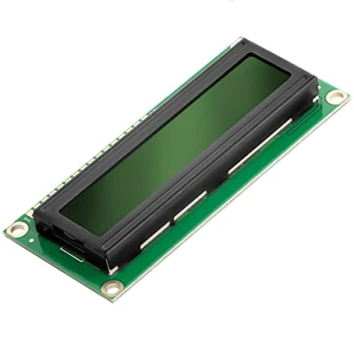 Imagen de AZDelivery HD44780 1602 Modulo Pantalla LCD Display 2x16 Caracteres con Fondo Verde y Negros Compatible Arduino Raspberry Pi E Book Incluido!