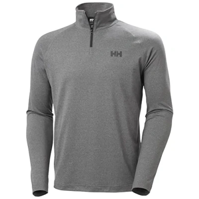 Imagen de Helly Hansen Hombre Camiseta Térmica Verglas Cremallera Cuello, XL, Ébano