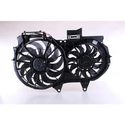 Imagen de NISSENS 85247 Ventilador de radiador 400mm 13V con bastidor (armazón), sin resistencia unidad control AUDI: A4 B7 Sedán, Avant