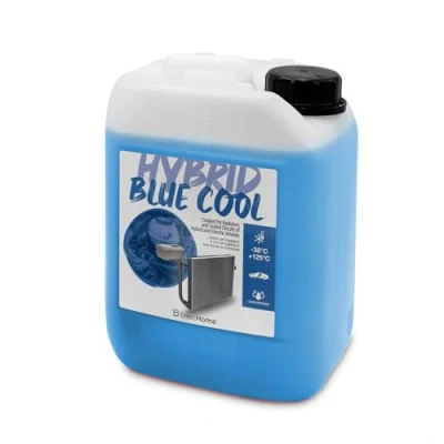 Imagen de ErrecHome Hybrid Blue Cool, Líquido de Radiador Concentrado para Coches Híbridos y Eléctricos, Anticongelante con Paquete Inhibidor OAT Fosfatos, 5 Litros