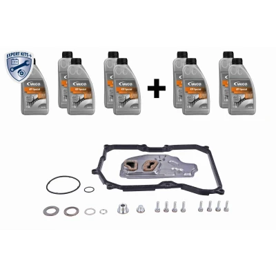 Imagen de VAICO V10 3218 XXL Kit piezas, cambio aceite caja automática con accesorios, junta cant. de para descarga aceite, anular