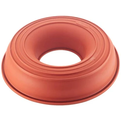 Imagen de Silikomart SFT205 Molde Donuts Silicona CIAMBELLONE, Antiadherente, Pack de 1 Reposteria con Anillo Seguridad, Ø 240 h 55 mm, Volumen 1,5 l, Made in Italy