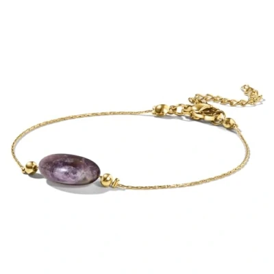Imagen de PURAJA Pulsera de piedras preciosas Mujer 18k chapado en oro auténtico Hecho a mano Con embalaje Regalo Matador motivación (Ojo tigre)