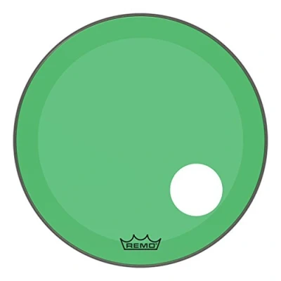 Imagen de Remo Powerstroke 3 Colortone Green Bass Drum Head Verde, 22&quot; P3 1322 CT GNOH