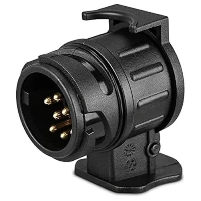 Imagen de Adaptador Remolque de 13 a 7 Pines 12V Conversor eléctrico Remolque/Caravana/Enchufe Auto/Carro