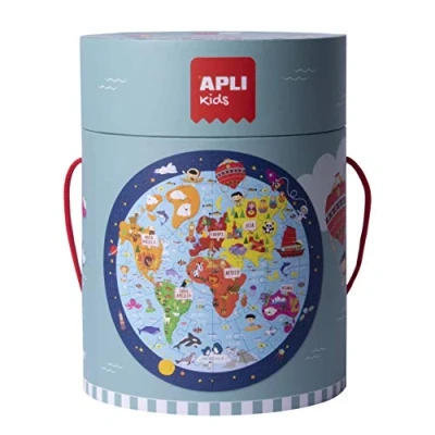 Imagen de Puzle apli circular mapamundi 48 piezas
