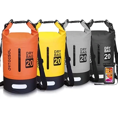 Imagen de Blackace arteesol Bolsa Estanca, Dry Bag 5L 10L 20L 30L Bolso Seco Impermeable/Seca para Kayak Paseo en Barco Canoa Pesca Rafting Camping Playa Natación Snowboard