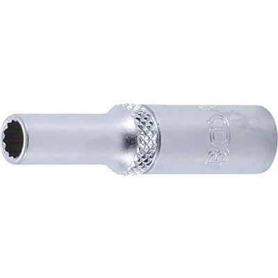 Imagen de BGS 10705 Llave de vaso 12 caras, larga entrada 6,3 mm (1/4&quot;) 5,5