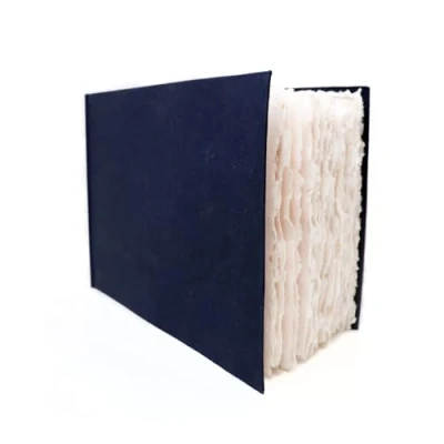 Imagen de Artway Indigo Cuaderno de Bocetos Papel Algodón A4 Apaisado 70 Caras/35 Páginas 250gsm Trapo Textura Media 100% Hecho a Mano