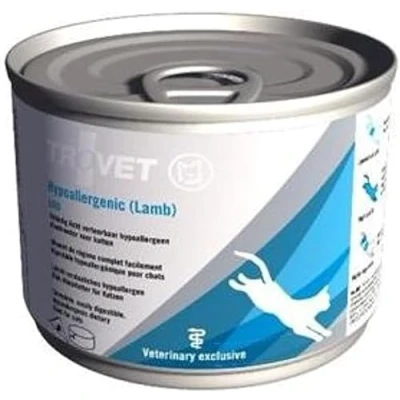 Imagen de Trovet Hypoallergenic LRD 12 x 200 g Alimento dietético Completo para Gatos la prevención de Cristales estruvita recurrentes alergias e intolerancias alimentarias Cordero arroz
