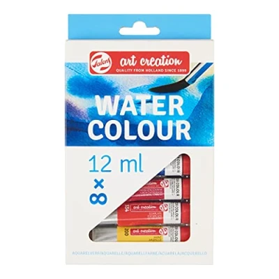 Imagen de Talens Art Creation Estuche de acuarela 8 colores (tubos 12 ml) Pintura para adultos