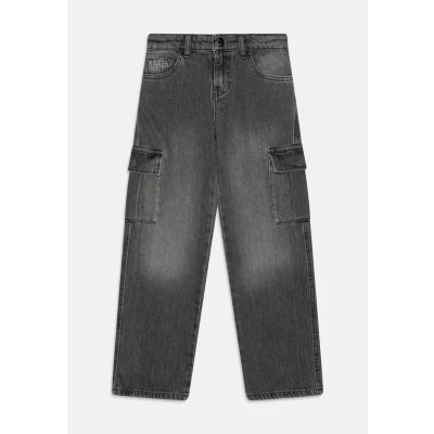 Imagen de Kids ONLY Kogharmony Carrot Vaqueros bootcut para niños, Talla: 6a, Dark grey denim